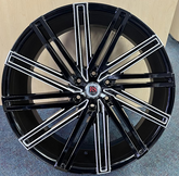 24" Red Sport RSW08 Wheel 🔥 24X9.5 +30 6X139 🔥 C.B 78.1 Black & Milled Rim ✅